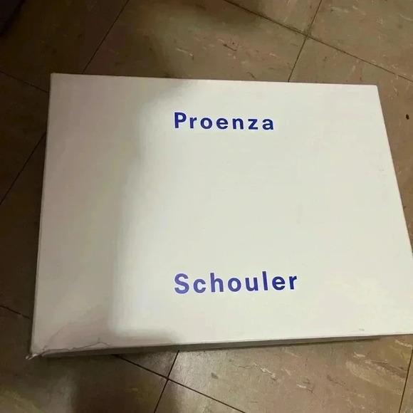 NIB Proenza Schouler Fringe Slides Shoes Sandals Black EU 38 US 7 1/2 - Picture 6 of 9